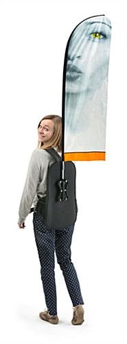 Backpack with 48" Banner, Double-sided Custom Graphics