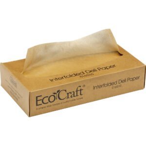 Bagcraft EcoCraft Wax Deli Paper, 10"L x 10-3/4"W, 500 ct