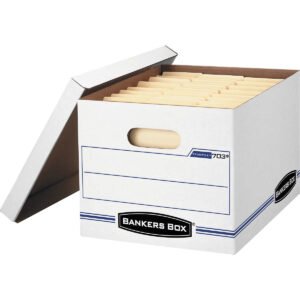 Bankers Box Stor/File, Letter/Legal, Lift-Off Lid, 6 ct