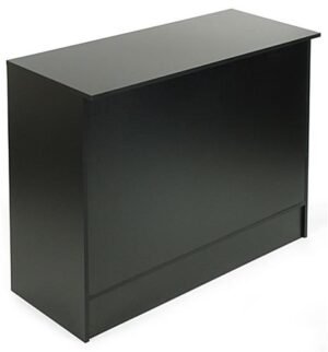Black Cash Wrap w/ 3 Adjustable Storage Shelves