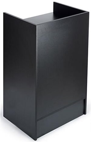 Black Cash Wrap w/ 3 Adjustable Storage Shelves