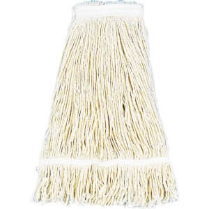 Boardwalk Pro Loop Wet Mop Head, Cotton, 24 oz, White