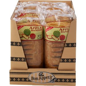 Bon Appetit Apple Danish, 5 oz, 8 ct