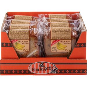 Bon Appetit Banana Bread Slice, 4 oz, 8 ct