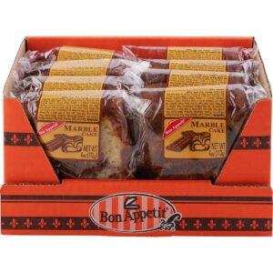 Bon Appetit Marble Cake Slice, 4 oz, 8 ct
