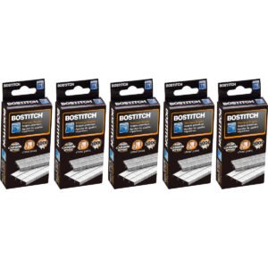 Bostitch 1/4" Premium Staples, Standard Chisel Point, 5,000 Staples, 5 ct