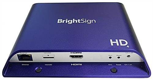 BrightSign Mainstream HD Media Player for Digital Signs w/ CMS – Android and Windows