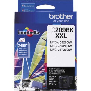 Brother LC209BK Ink Cartridge, Super High Yield, Black