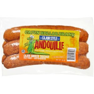 Cajun Hollar Andouille Smoked Sausage, Cajun Style, 30 oz