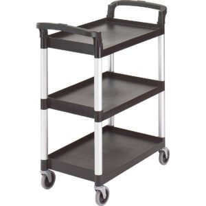 Cambro KD Service and Busing Cart, Black