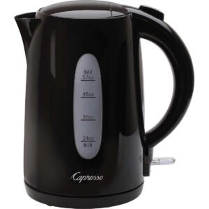 Capresso Electric Kettle, 57 fl oz, Black