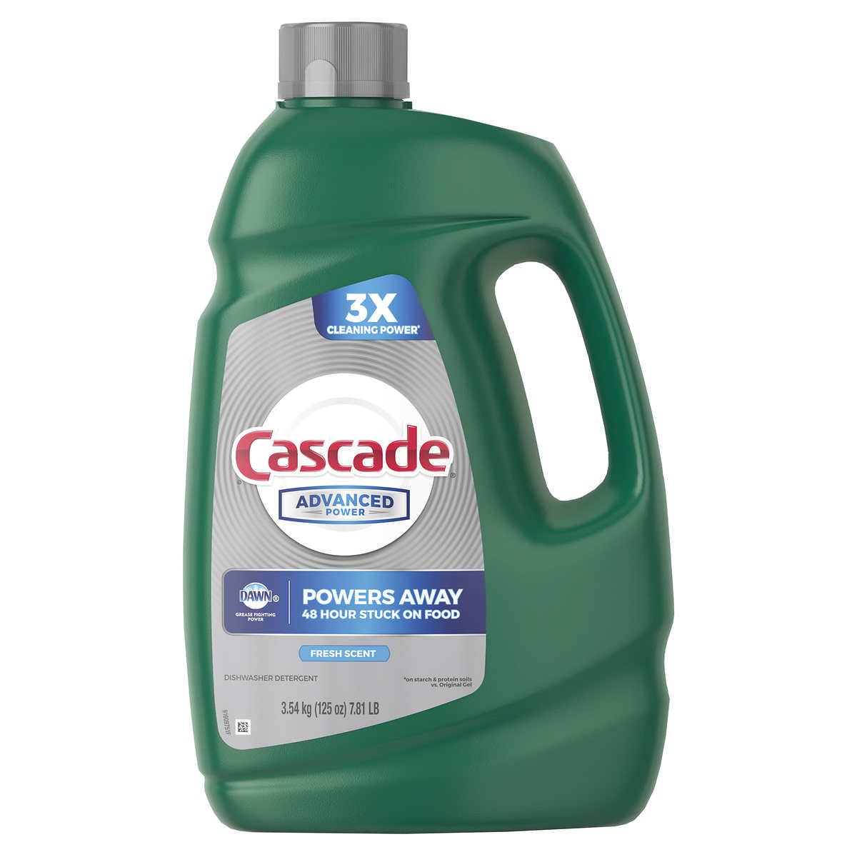 Cascade Advanced Power Gel Dishwasher Detergent, Fresh Scent, 125 oz
