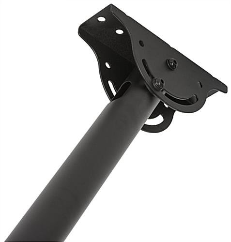 Ceiling TV Mount for Monitors 23"-42”, 360° Rotation, Tilt, Adjustable Height - Black - Image 5