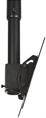 Ceiling TV Mount for Monitors 23"-42”, 360° Rotation, Tilt, Adjustable Height - Black - Image 7