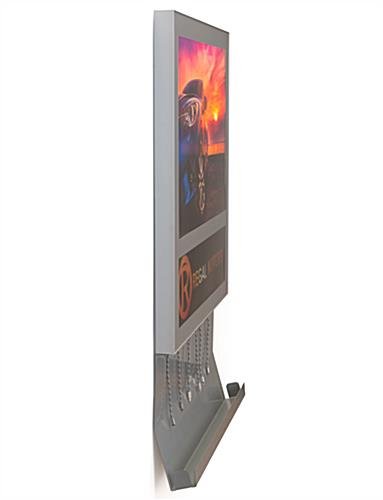 Charging Station for Wall, 6 Cables, 23" x 24" Custom Poster - Silver - Image 5