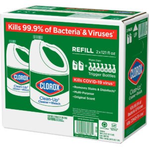 Clorox Clean-Up Cleaner and Bleach, Original Scent, 121 fl oz, 2 ct