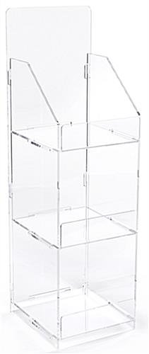 Countertop Acrylic Display, 3 Tiers - Clear