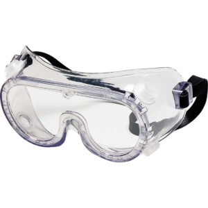 Crews Chemical Safety Goggles, Clear Lens