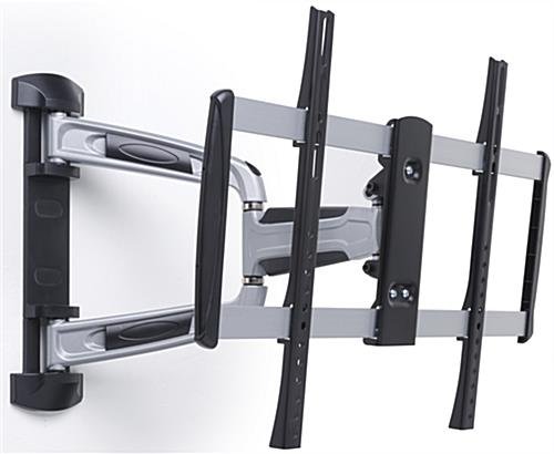 Curved & Flat TV Wall Mount w/ Articulating Arm, For Screens 37”-70”, Tilting - Black