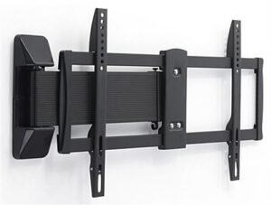 Curved TV Wall Mount with Articulating Arm, Fits Monitors 37 - 70", Tilting - Black