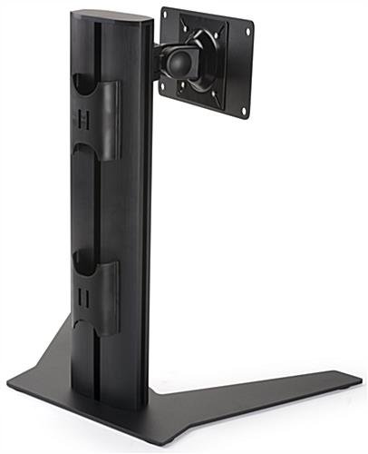 Desktop Monitor Stand for 10"-32” Screens, Adjustable Height - Black - Image 3