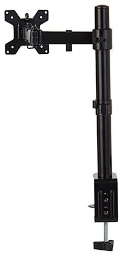 Desktop Monitor Stand with Articulating Arm, Fits Monitors 15" to 27" - Black - Image 3