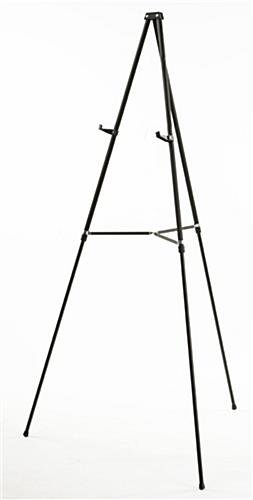 Display Easel for Floor or Counter, 34 to 64" Adjustable Height, Portable - Black - Image 2