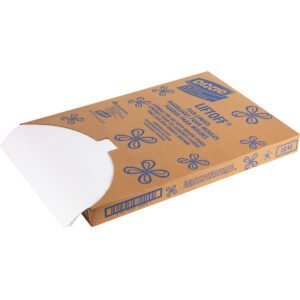 Dixie Lift-Off Pan Liners, 16-3/8"L x 24-3/8"W, White, 1000 ct