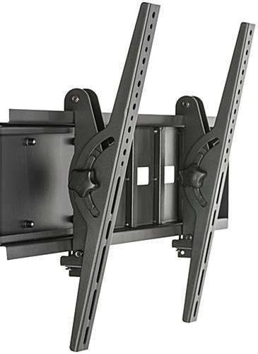 Dual TV Stand w/ Storage, (2) 30 - 60" Screens, Power Outlets, Camera Mount – Black - Image 4