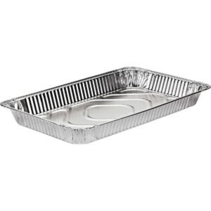 Durable Packaging Full-Size Medium Aluminum Foil Steam Pan, 50 ct
