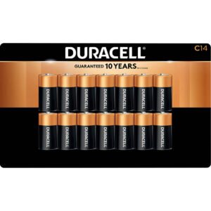 Duracell Coppertop Alkaline C Batteries, 14 ct