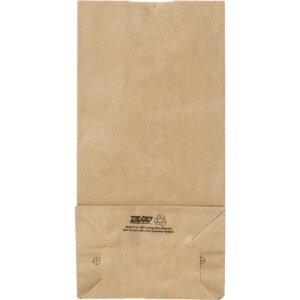 Duro Bag #6 Recycled Paper Bag, Kraft, 500 ct