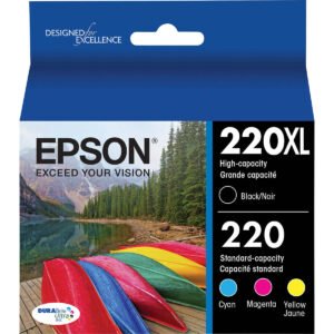 Epson 220XL and 220 Ink Cartridge Combo Pack