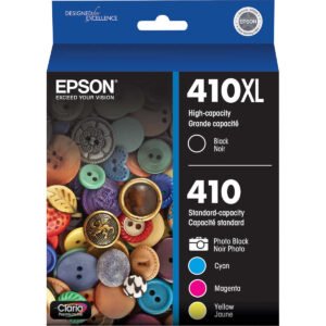 Epson 410XL and 410 Ink Cartridge Combo Pack