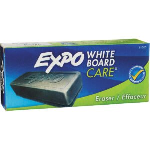 Expo Dry Erase Eraser, Black, 3 ct