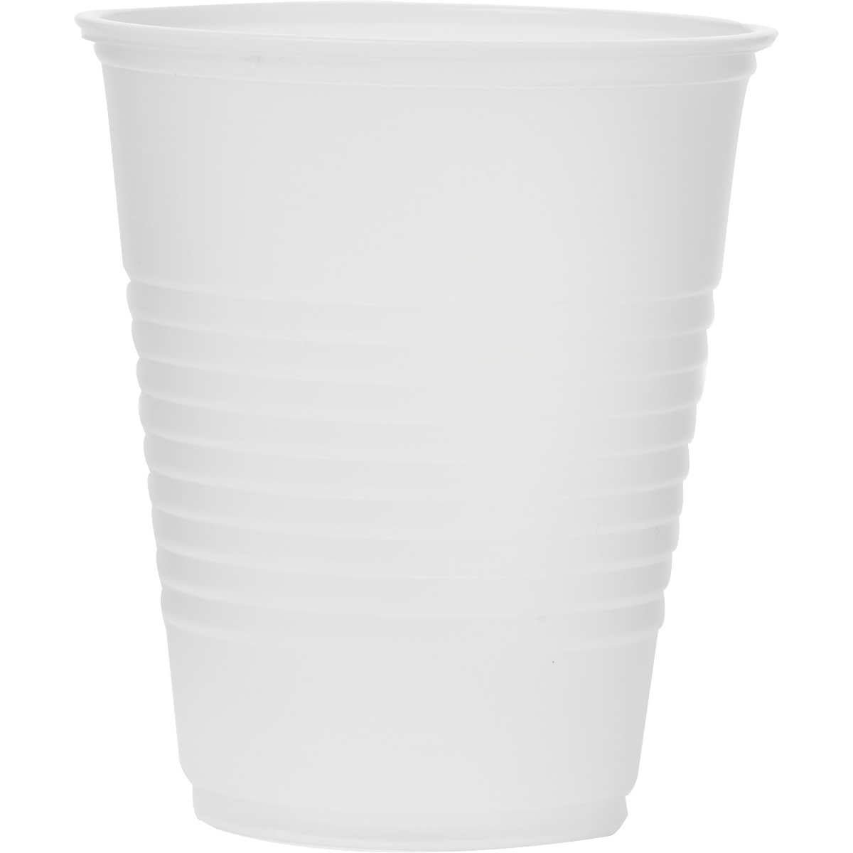 Fabri-Kal Plastic Ribbed Cup, 12 oz, 1000 ct