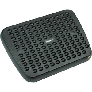 Fellowes Adjustable Standard Footrest, 17-5/8"W x 3-3/4"H x 13-1/8"D, Black