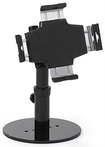FlexStand iPad Counter Stand w/ Tilting Bracket, Rotating, Clamp & Lock - Black - Image 2