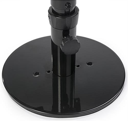 FlexStand iPad Counter Stand w/ Tilting Bracket, Rotating, Clamp & Lock - Black - Image 5
