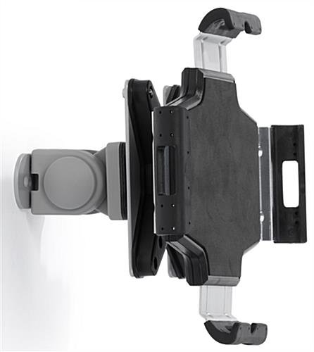 FlexStand iPad Wall Mount w/ Tilting Bracket, Rotating, Clamp & Lock - Silver - Image 2