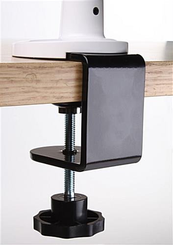 FlexStand Series iPad Counter Stand w/ Tilting Bracket, Clamp & Lock - White - Image 6