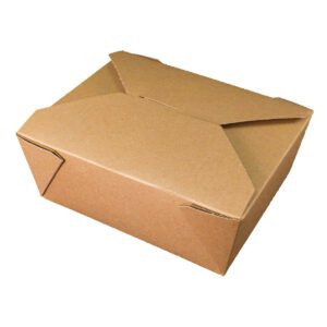 Fold-Pak Bio-Plus Earth Take Out Box, Size #3, Kraft, 200 ct