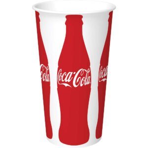 Graphic Packaging Coca-Cola Paper Cold Cup, 24 oz, 600 ct
