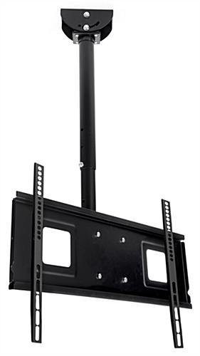 Hanging TV Mount, Fits 36 to 65-Inch Monitors, Height-Adjustable, Rotating - Black