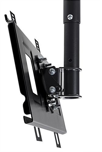 Hanging TV Mount, Fits 36 to 65-Inch Monitors, Height-Adjustable, Rotating - Black - Image 5