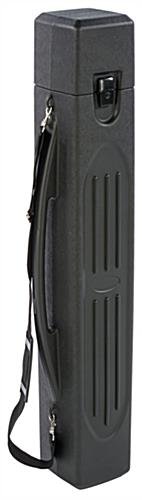 Hard Case for Banner Stands & Graphics, Shoulder Strap & Handle - Black