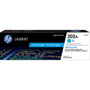 HP 202A Toner Cartridge, Standard Yield, Cyan
