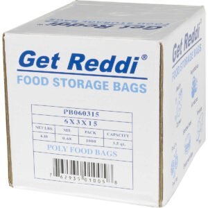 IBS Get Reddi Food Storage Bags, 3.5 Quart, 1000 ct