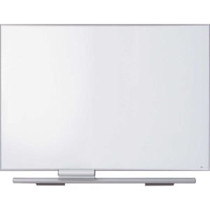 Iceberg Porcelain Dry-Erase Whiteboard, Aluminum Frame, 48"W x 34"L