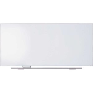 Iceberg Porcelain Dry-Erase Whiteboard, Aluminum Frame, 96"W x 44"L